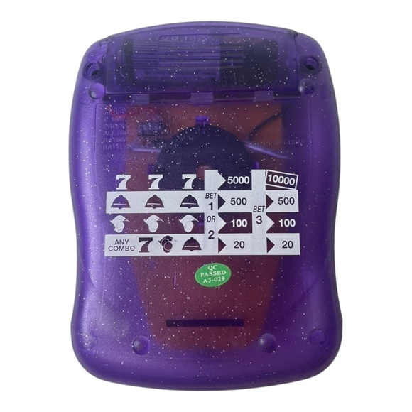 Radica Purple Casino Pocket Slot Electronic Handheld - Picture 2 of 2